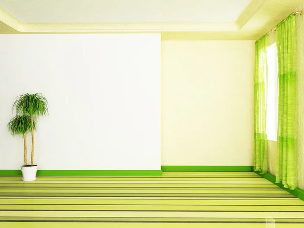 室内设计场景与植物 — 图库照片