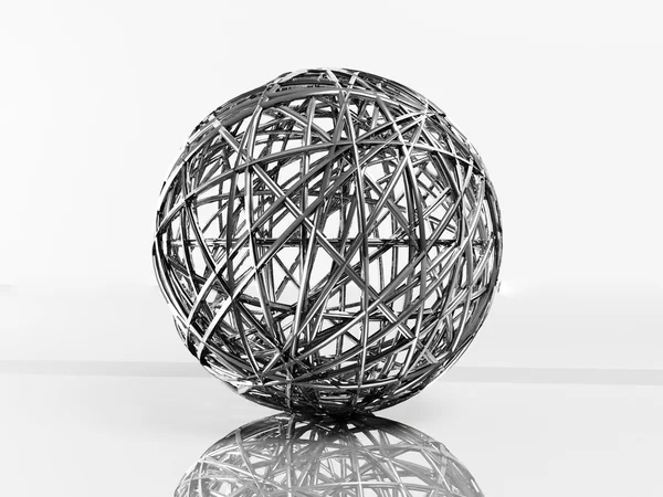 装饰金属球 — 图库照片