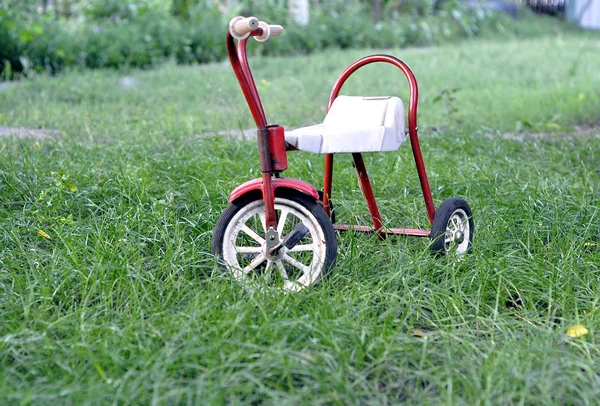 stock image Old children's bike