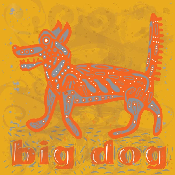 BIG DOG — Stock Vector