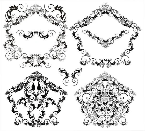 Frames and decorative elements — Stock Vector