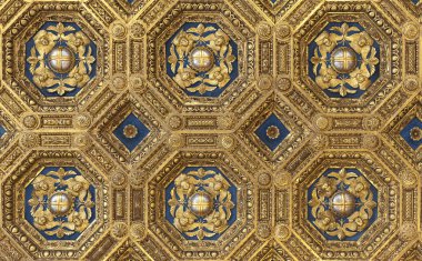 Golden roof in Palazzo Vecchio clipart