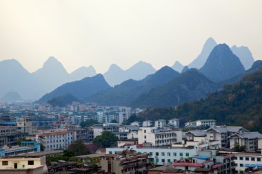 guilin panoramik manzaralı