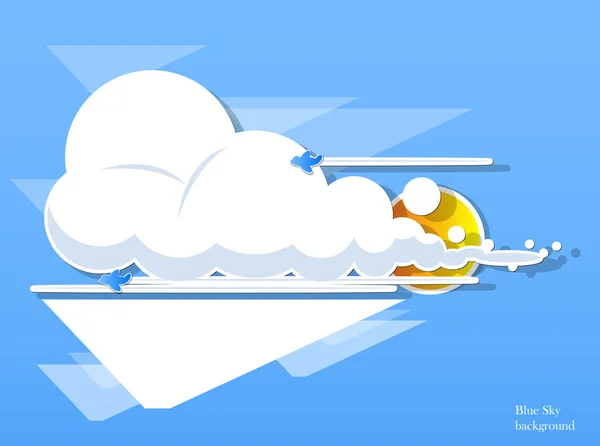 Abstract clouds background — Stock Vector