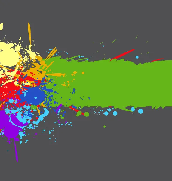 Color pintura arco iris salpicaduras para el vector de fondo eps — Vector de stock