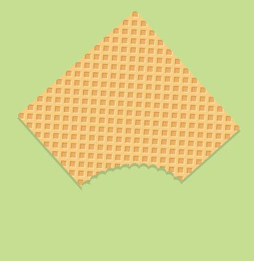 Wafer background clipart