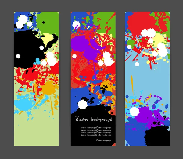 Splash abstrato background design ilustração vetorial para banner — Vetor de Stock