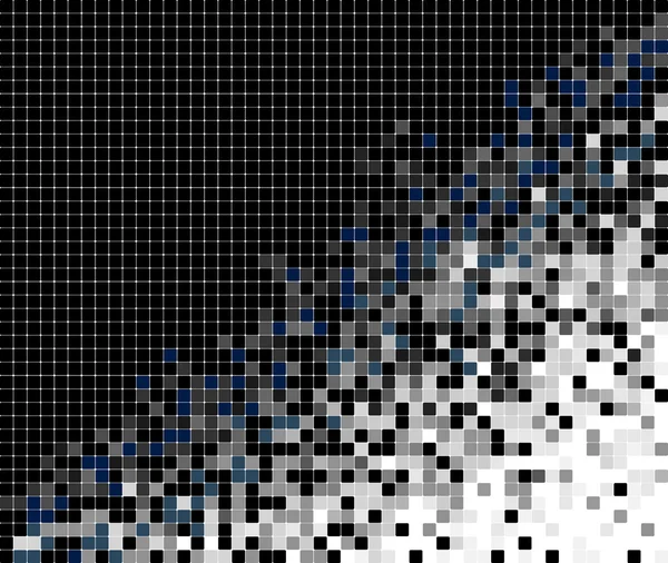 抽象的なピクセル モザイク ベクトル背景イラスト — ストックベクタ