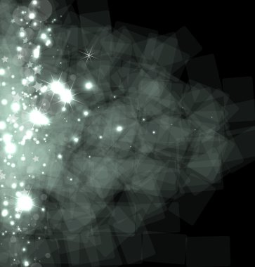 Abstract galaxy stars on dark sky space background clipart