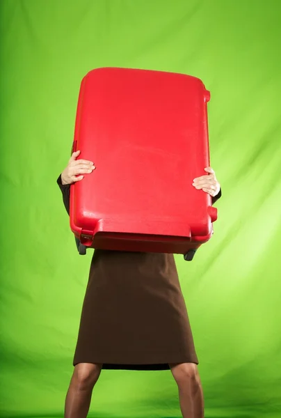 Valigia pesante — Foto Stock