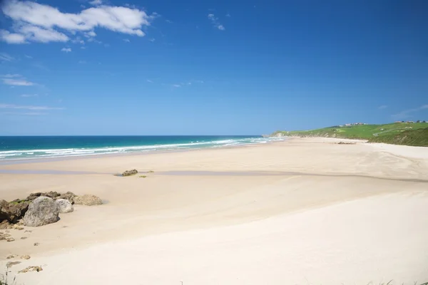 Playa de San Vicente de la Barquera — Foto de Stock