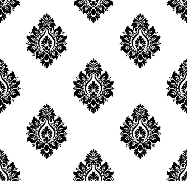 Vector. Seamless ancient damask pattern — Stock Vector