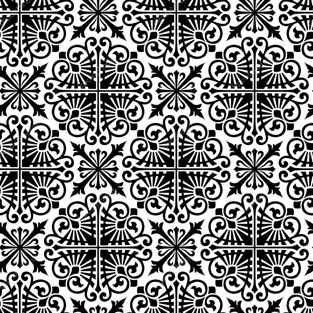 Vector. Seamless damask pattern