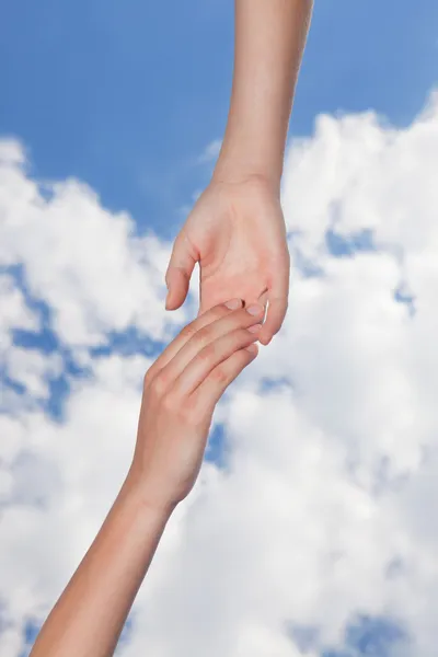 Hand reaching out to help — Stock Photo, Image