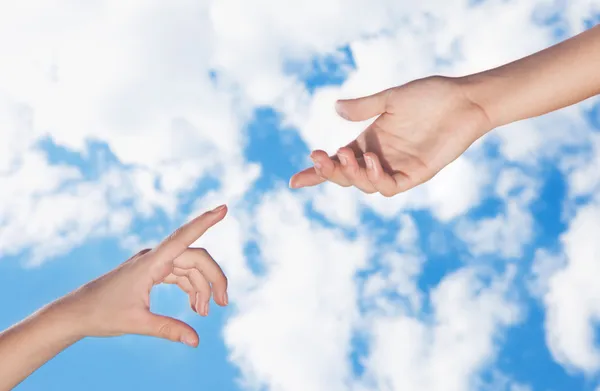 Hand reaching out to help — Stock Photo, Image