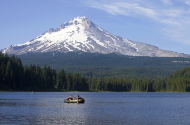 Trillium Lake and Mt. Hood OR. clipart