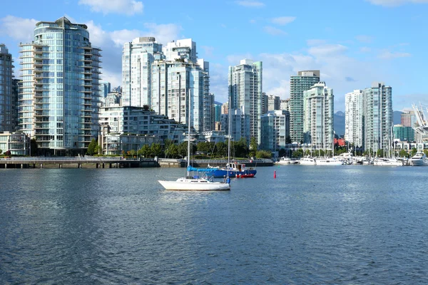 Vancouver BC and False Creek. — Stock Photo, Image