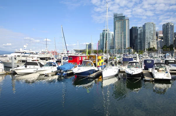 Vancouver Bc marina. — Stockfoto