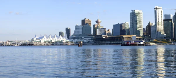 Canadá Place e centro de Vancouver BC . — Fotografia de Stock