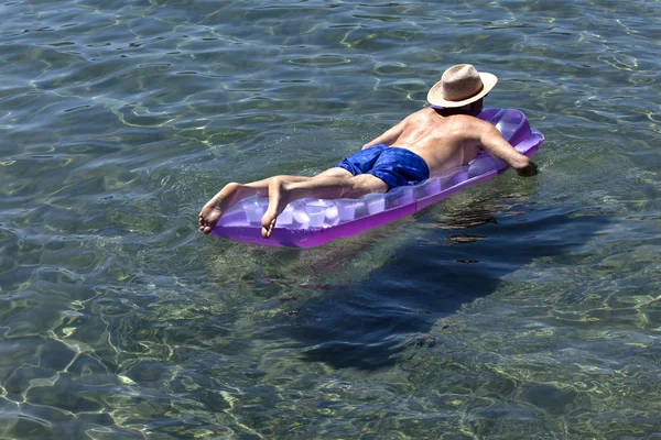 Cool float on Lake Tahoe, CA. — Stock Photo, Image