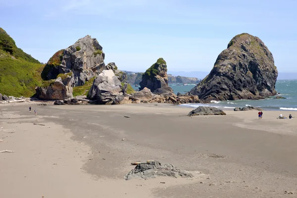 Large boulders on the Oregon coastline. — Stock Photo, Image
