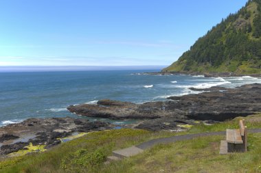 Cape perpetua, oregon kıyılarında.