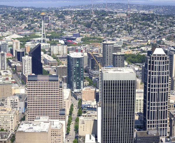 Seattle desde arriba, vista noroeste . — Foto de Stock