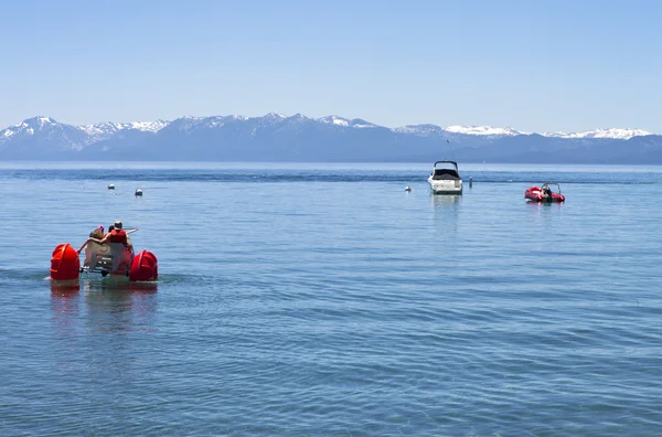 Leisure on lake Tahoe CA. — Stock Photo, Image