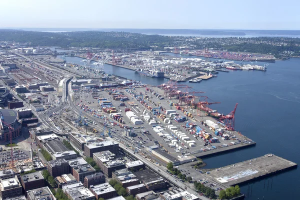 Porto di Seattle Stato di Washington . — Foto Stock