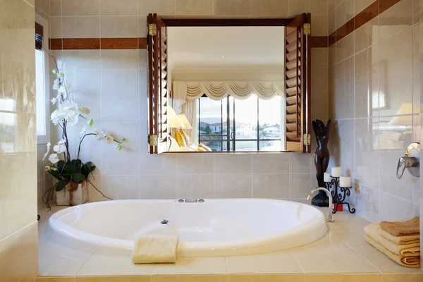 Роскошная ванная — стоковое фото