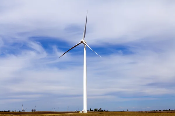 미국의 시골 풍력 발전소 — 스톡 사진