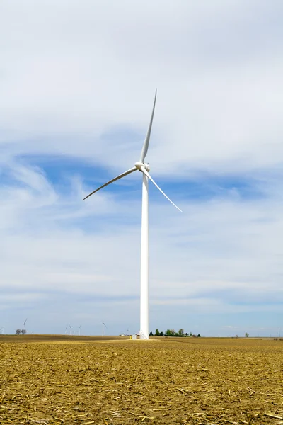 Amerikansk lantlig vindkraftspark — Stockfoto