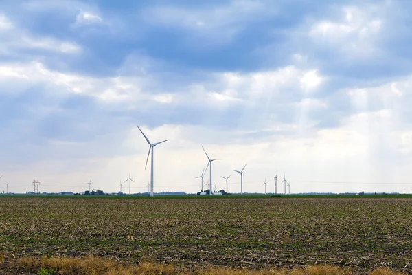 アメリカ田園風力発電所 — ストック写真