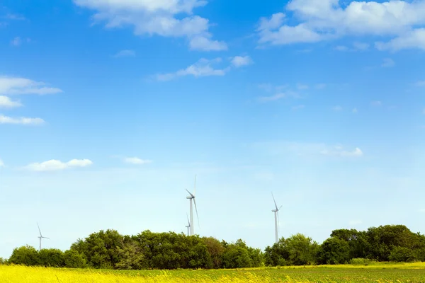 미국의 시골 풍력 발전소 — 스톡 사진