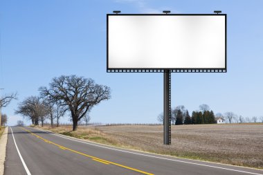 ülke yolda billboard