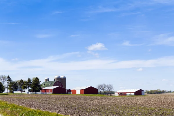 Amerikanska landsbygden gård — Stockfoto