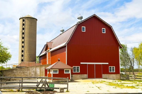 Amerikanska landsbygden gård — Stockfoto