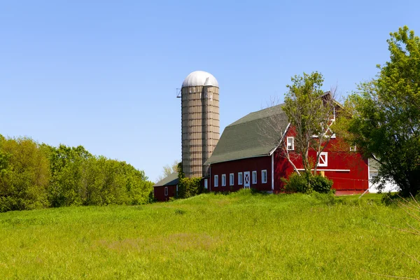 Fazenda americana do campo — Fotografia de Stock
