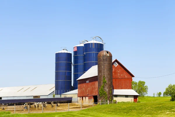 Amerikaanse platteland boerderij — Stockfoto