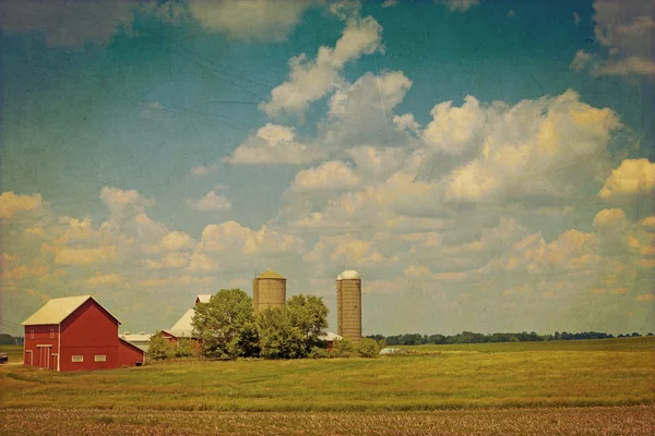 American Countryside - Vintage Design — Stock Photo, Image