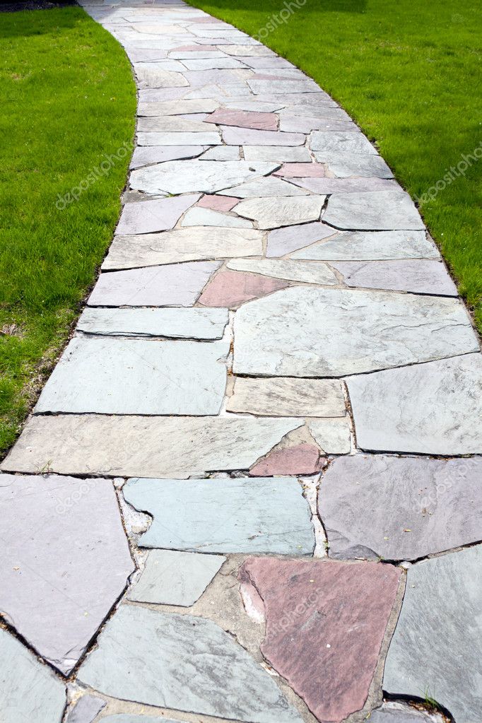 Stone Color Walkway