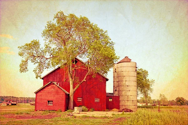 Vintage boerderij — Stockfoto