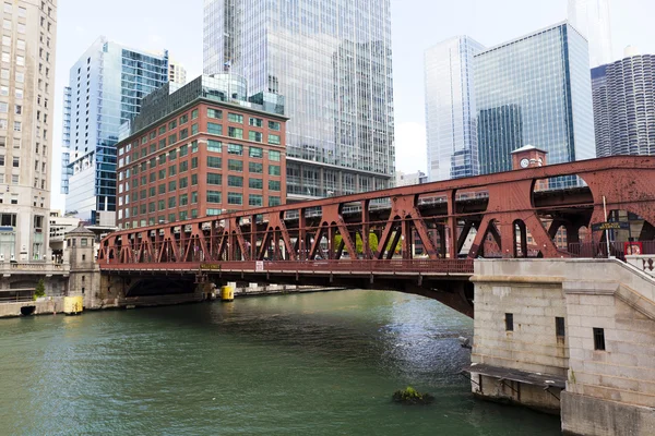 シカゴでの橋します。 — ストック写真