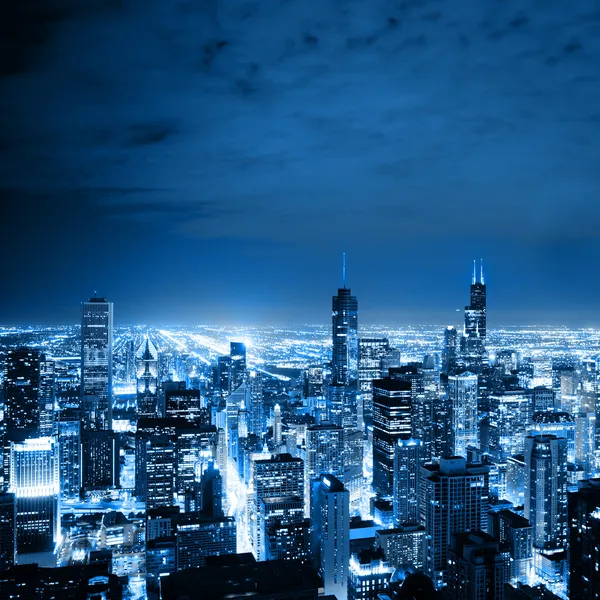 Вид с воздуха на Чикаго Лицензионные Стоковые Изображения