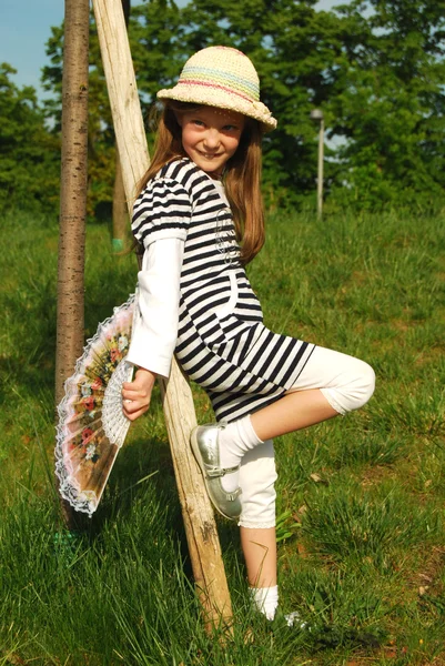 Little girls fashion models grow 009 — Stock Photo, Image