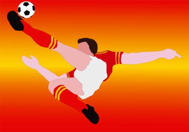 National Football - The Spanish National - The Furia Roja clipart