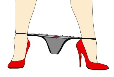 The Panties mischievous clipart