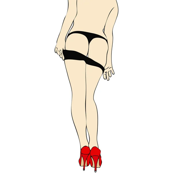 Sexy Striptease — Fotografia de Stock