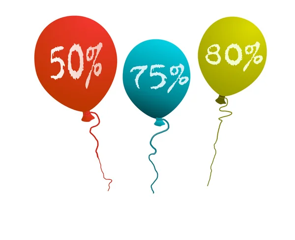 Advertising balloons — Stock Photo, Image