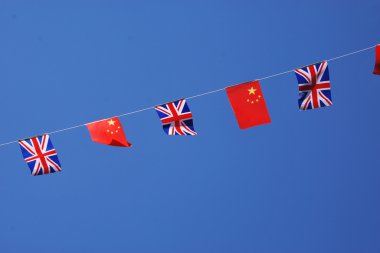 Chinatown bayrakları